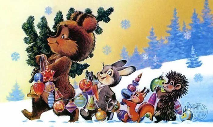 Новогодние открытки в СССР были самыми милыми и красивыми